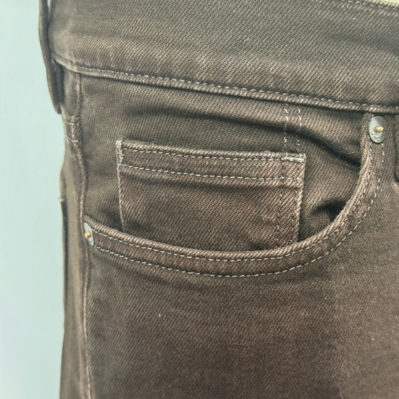 Vince Mens Designer Brown Jeans Size 30 Slim Fit - Picture 5 of 13